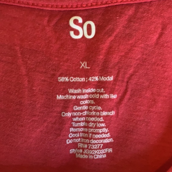 red white and blue cropped t shirt - Picture 2 of 2